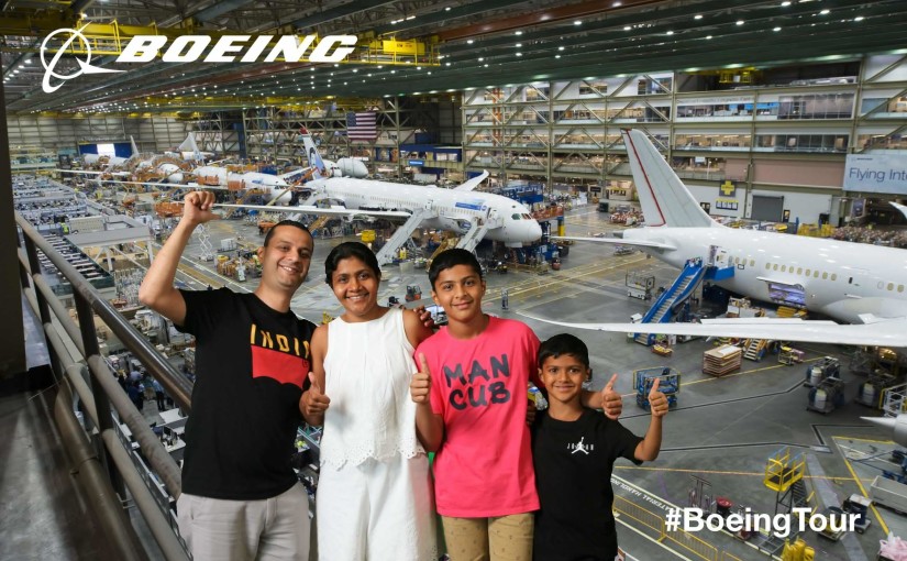 Visit to Boeing Factory, Seattle